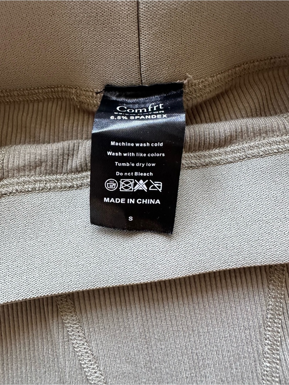 Comfrt Ribbed Tank & Short Set in Sage Green - Picture 6 of 6